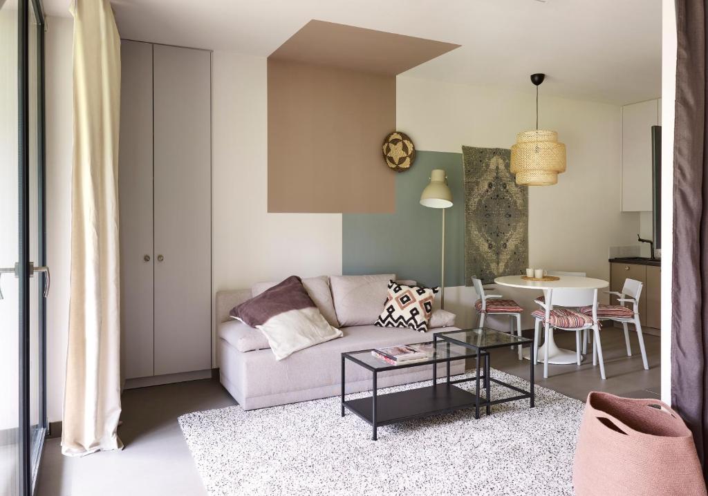 Posezení v ubytování Apartamenty DECK Jurata