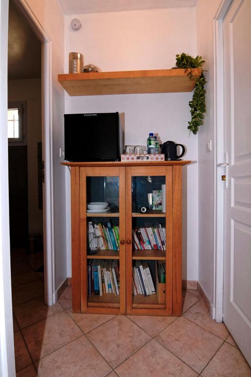 Knihovna v bed and breakfast
