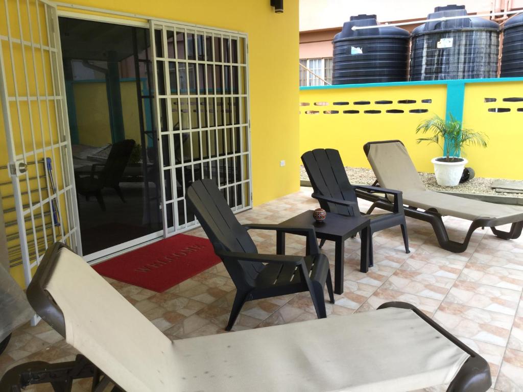 Posezení v ubytování CC Best Villas Tobago