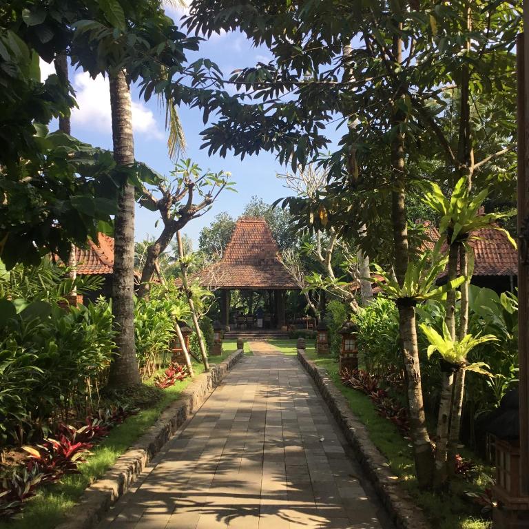 Zahrada ubytování Alas Arum Ecolodge