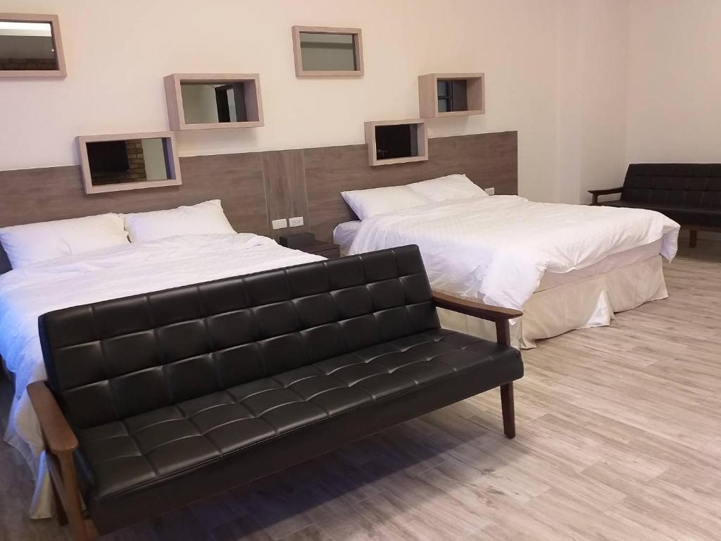 Postel nebo postele na pokoji v ubytování Mesin-inn