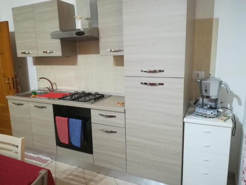 Kuchyň nebo kuchyňský kout v ubytování Casa Antica