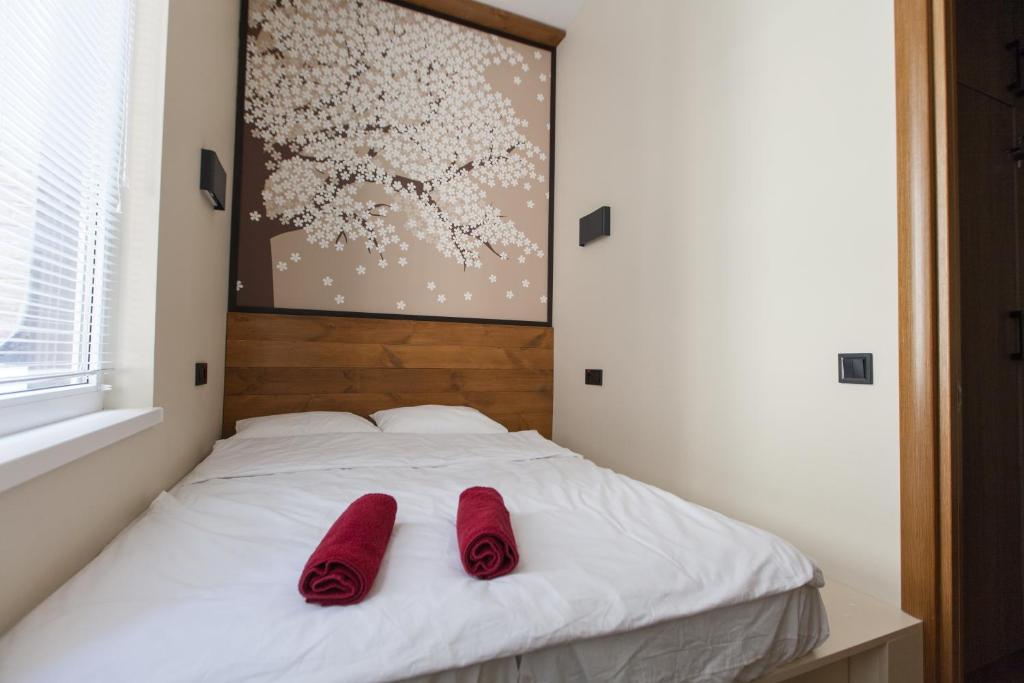 Postel nebo postele na pokoji v ubytování Nap & Rest Hostel