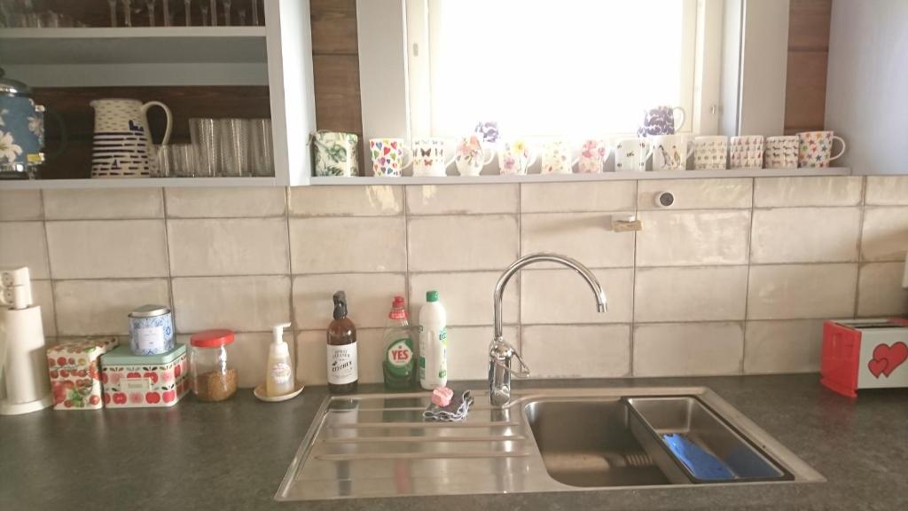 Kuchyň nebo kuchyňský kout v ubytování Stravillan