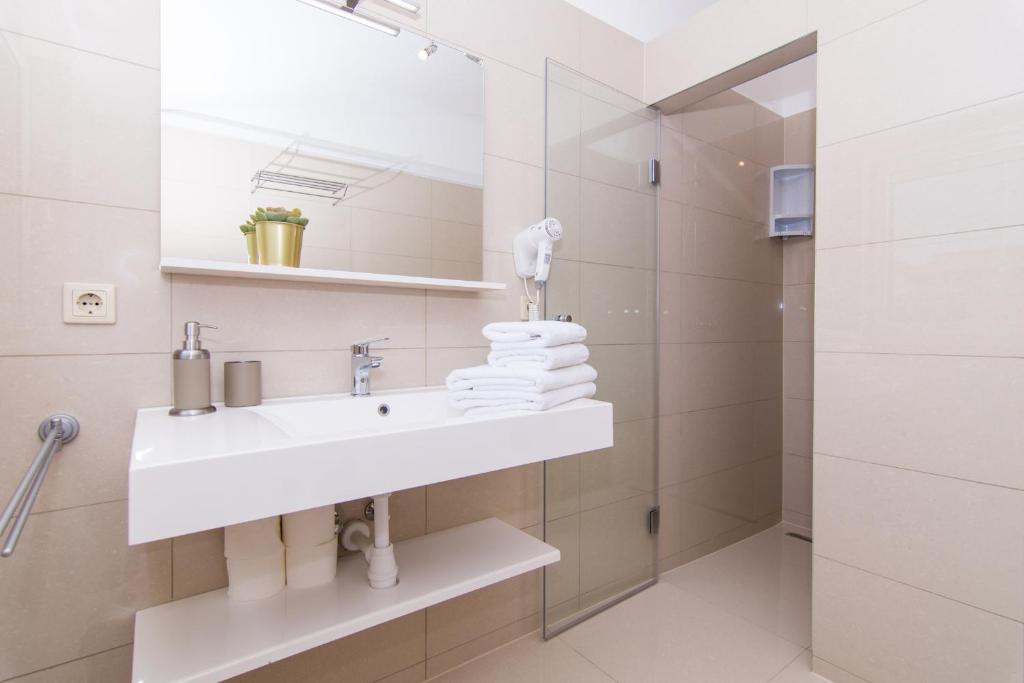 Kúpeľňa v ubytovaní Apartmani Juric
