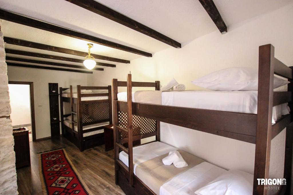 Postel nebo postele na pokoji v ubytování Trigona Guest House & Hostel