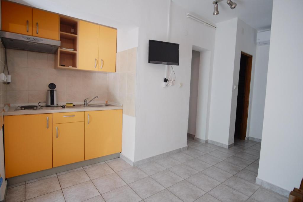 Kuchyň nebo kuchyňský kout v ubytování Apartment Gordana