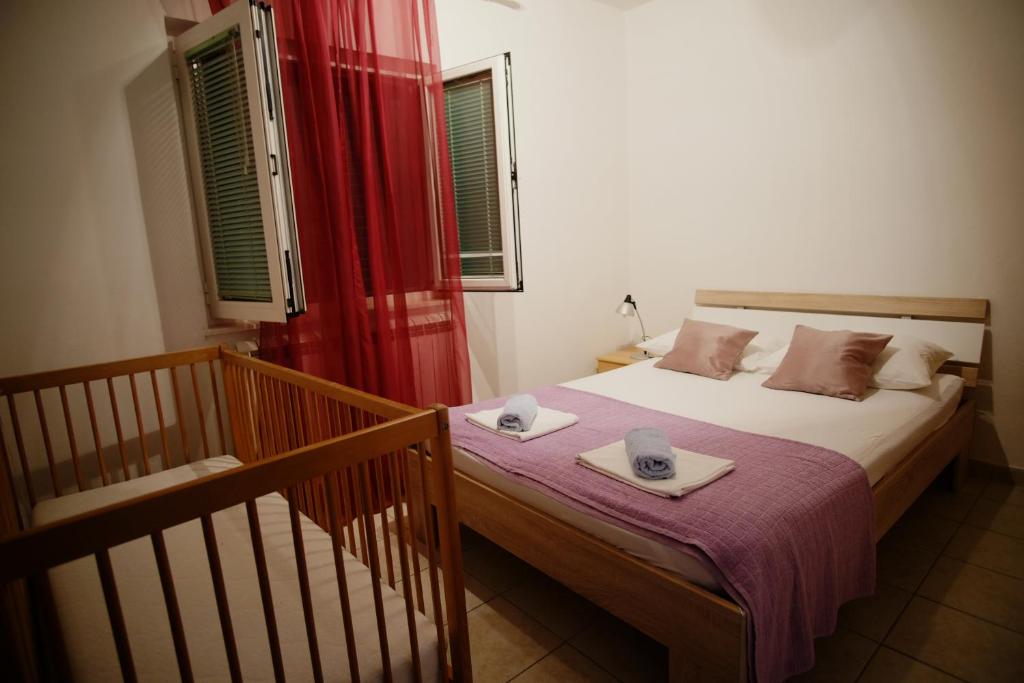 Postel nebo postele na pokoji v ubytování Apartment Gordana