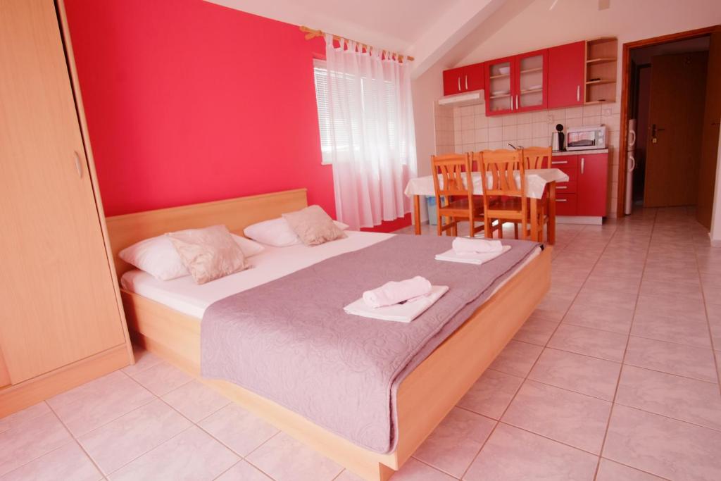 Postel nebo postele na pokoji v ubytování Apartment Gordana