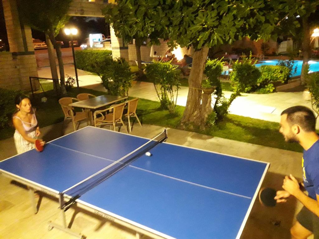 Stolní tenis v ubytování Hotel HAL-TUR nebo okolí