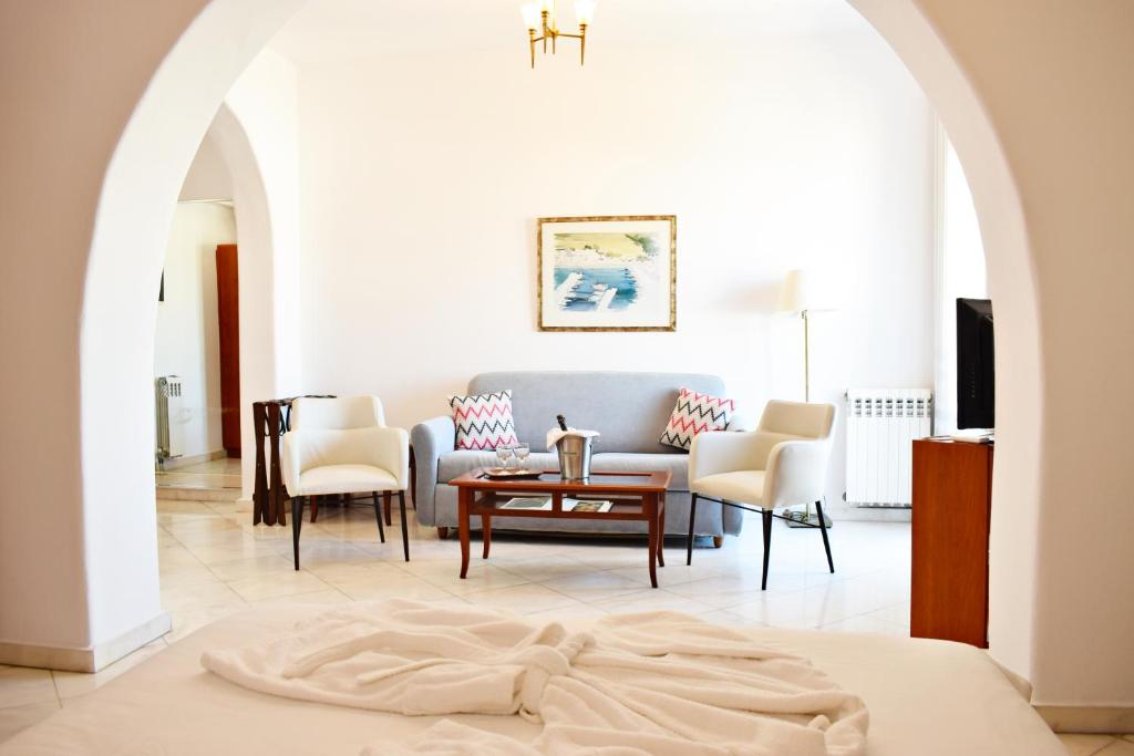 Posezení v ubytování Hotel Adonis