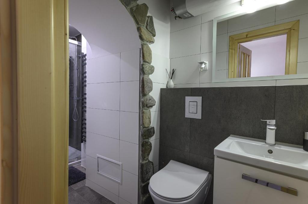 Kúpeľňa v ubytovaní Apartament pod Skocznią