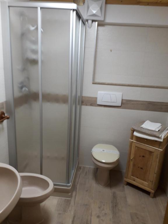 Koupelna v ubytování Locanda Da Pierina