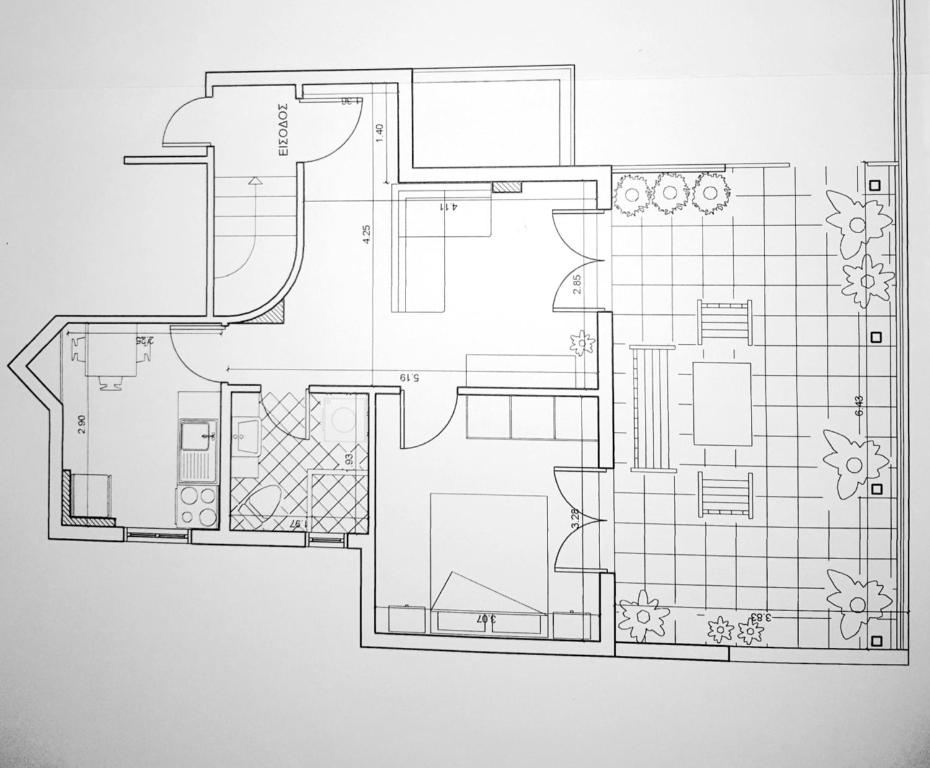 Plán poschodí v ubytovaní Unique Skyview Apartment-Downtown