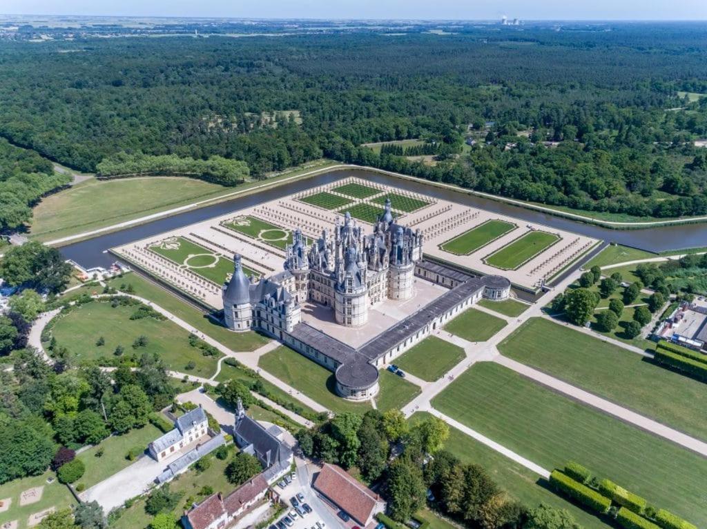 Letecký snímek ubytování MOBILHOME Familial