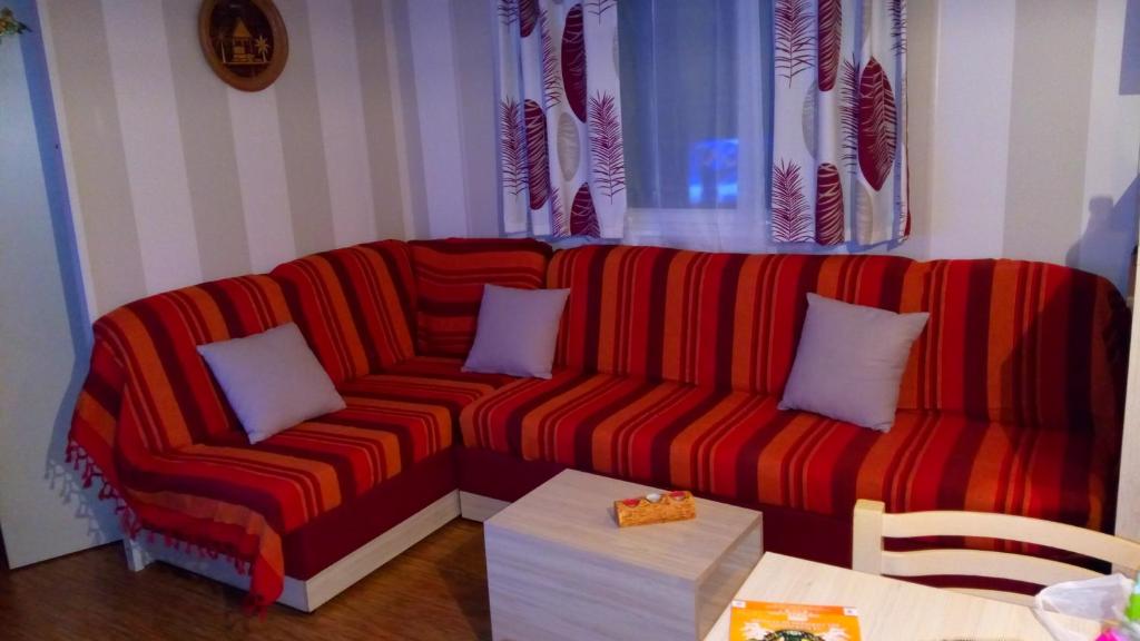 Posezení v ubytování MOBILHOME Familial