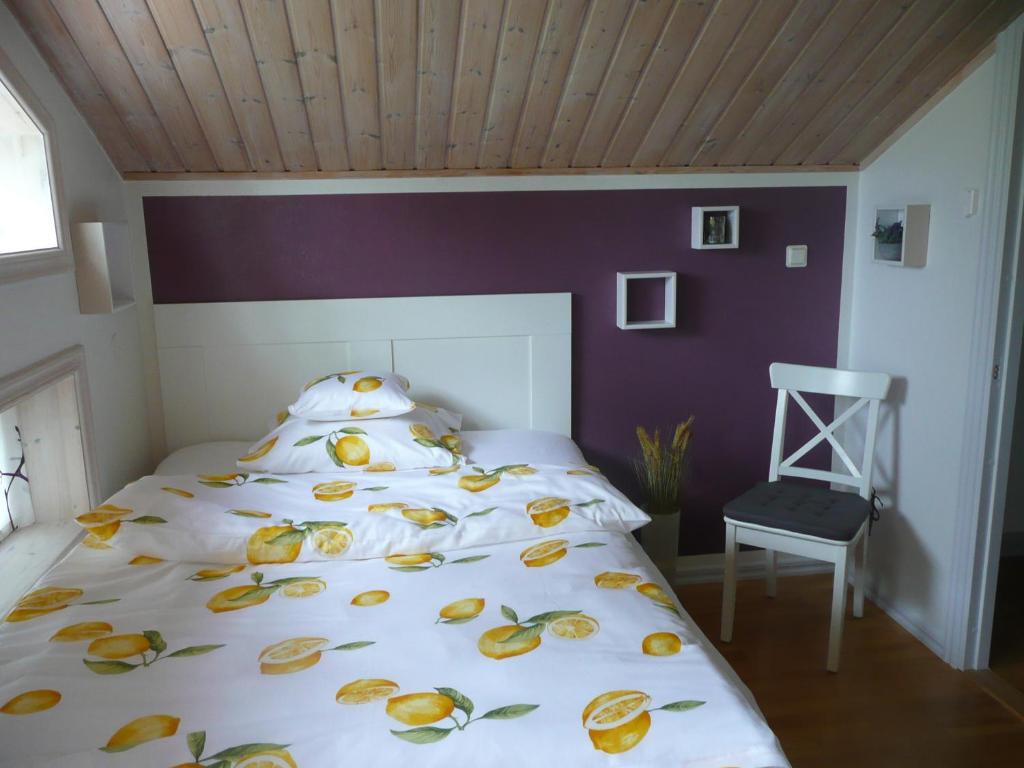 Postel nebo postele na pokoji v ubytování Skogis Bed & Breakfast
