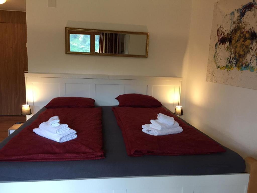 Postel nebo postele na pokoji v ubytování Hotel Ristorante LIDO