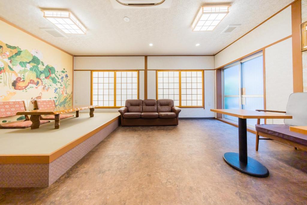 Posezení v ubytování Tokyo SA Ryokan