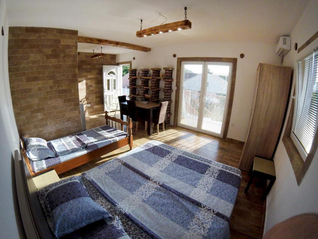 Voodi või voodid majutusasutuse Apartments Lazarević Sutomore toas