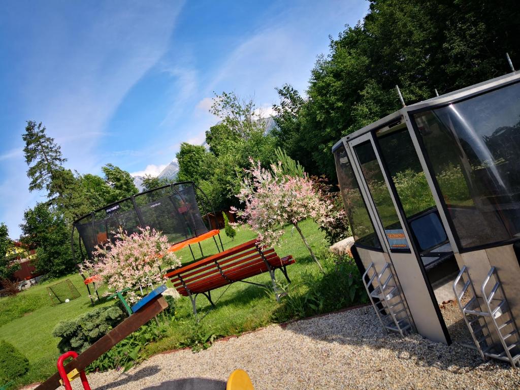 Zahrada ubytování Villa Gold