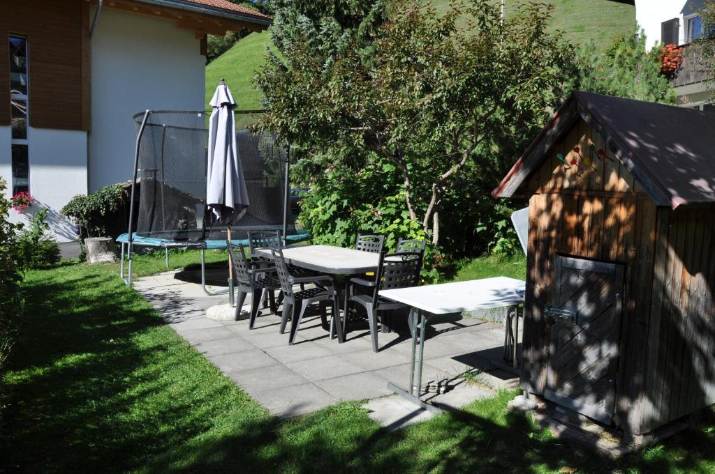 Zahrada ubytování Chalet Allmegrat