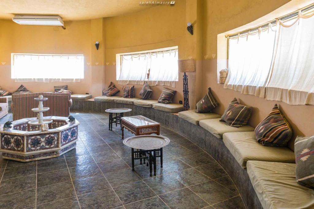 Posezení v ubytování Siwa Shali Resort
