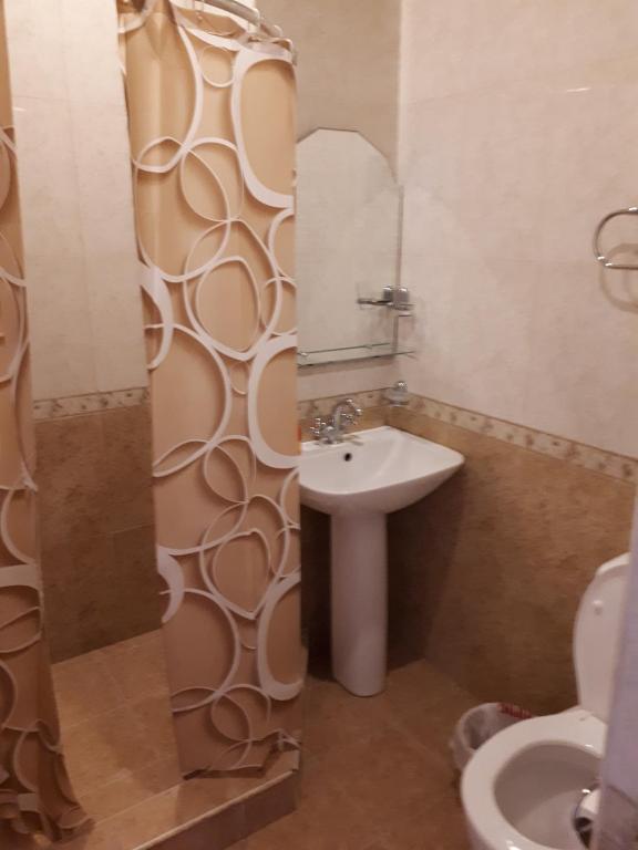 Koupelna v ubytování Hotel VIVAS