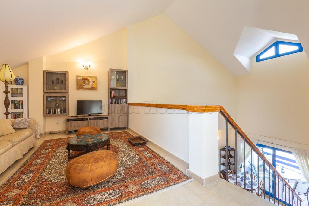 Posezení v ubytování Penthouse Duquesa Suites