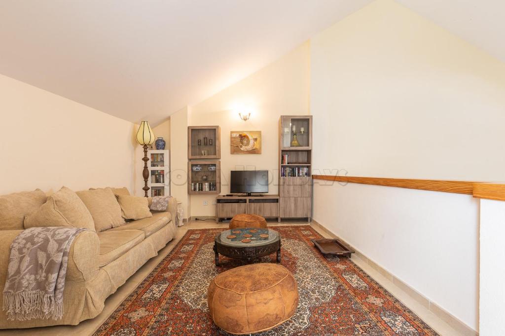 Posezení v ubytování Penthouse Duquesa Suites