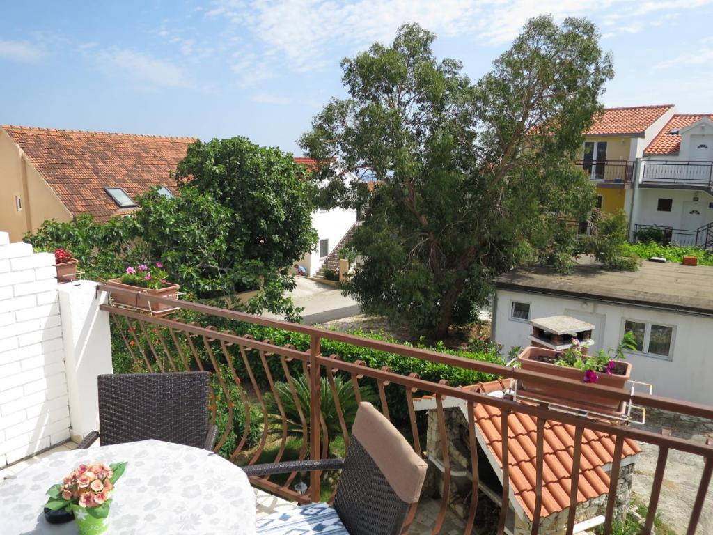 Balkón alebo terasa v ubytovaní Apartments Milica