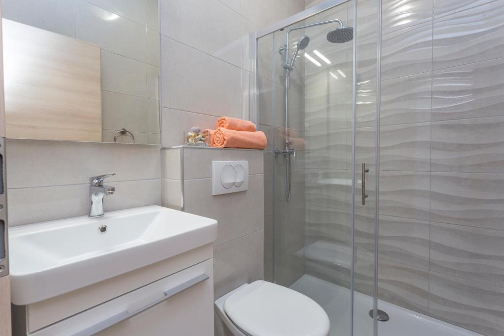 Kúpeľňa v ubytovaní Apartment Božo