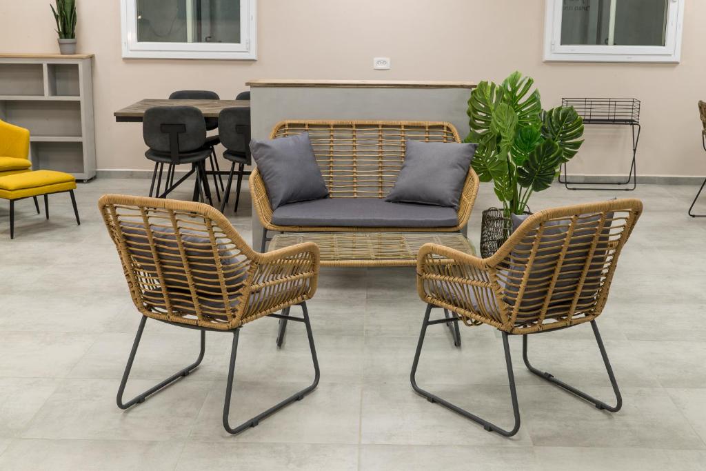 Posezení v ubytování Boutique El-Rom