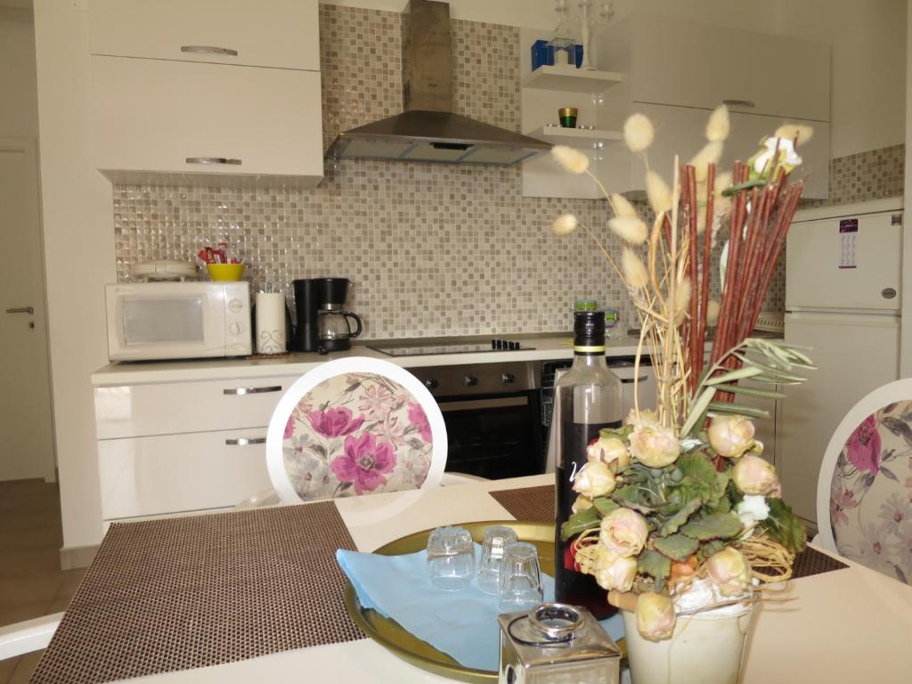 Kuchyňa alebo kuchynka v ubytovaní Apartments Milica