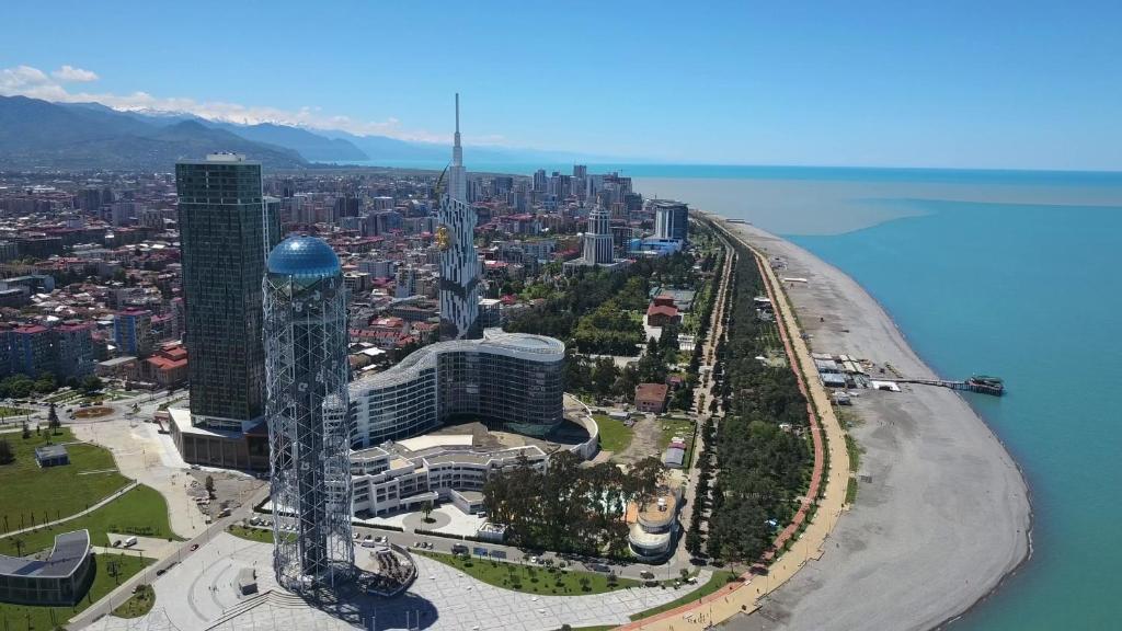 MikePalace tesisinin kuş bakışı görünümü