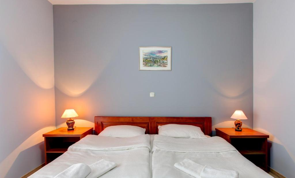 Postel nebo postele na pokoji v ubytování Motel MontaNaro