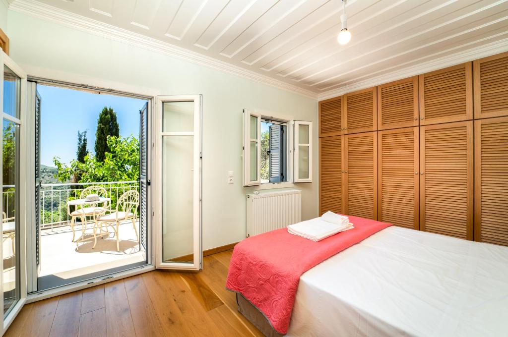 Postel nebo postele na pokoji v ubytování Siora Tanto Rustic Villa