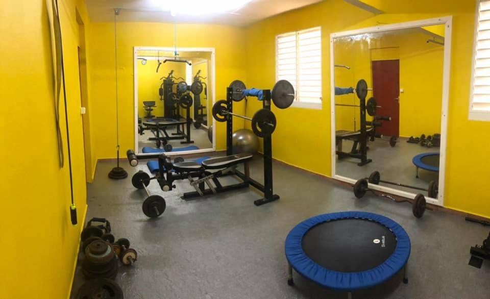 Fitness centrum a/nebo fitness zařízení v ubytování Le Papillon