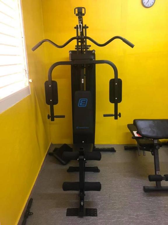 Fitness centrum a/nebo fitness zařízení v ubytování Le Papillon