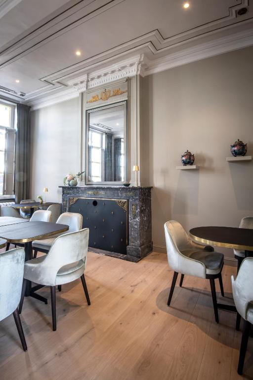 Posezení v ubytování Bed & Breakfast Jezuietenplein 21