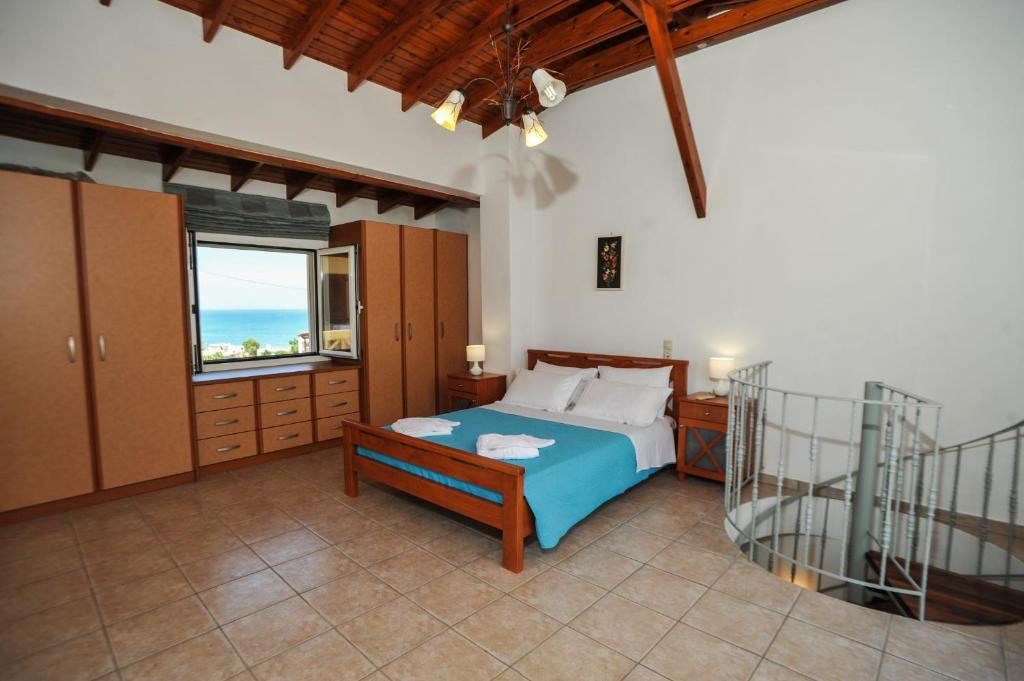 Posteľ alebo postele v izbe v ubytovaní Romantic Corner Maisonette houses