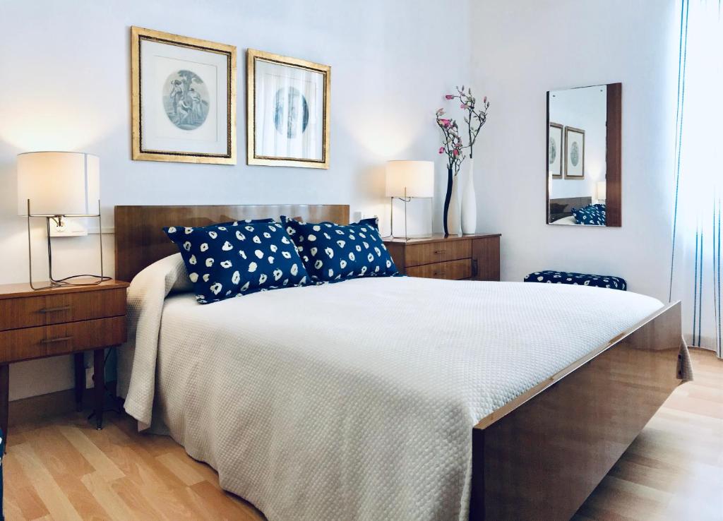 Posteľ alebo postele v izbe v ubytovaní Casa de la Playa