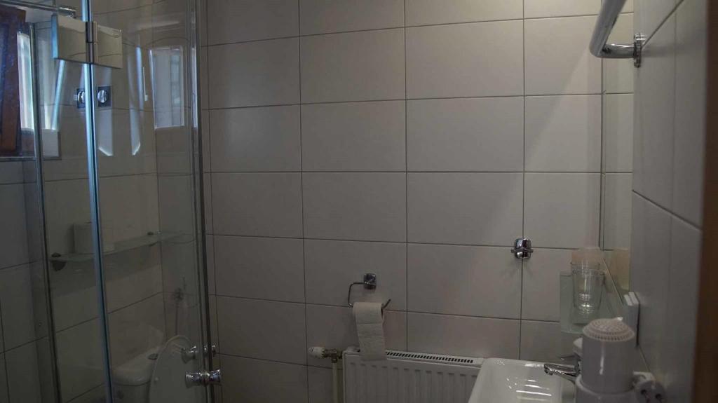 Koupelna v ubytování Weingut & Gästezimmer Pammer