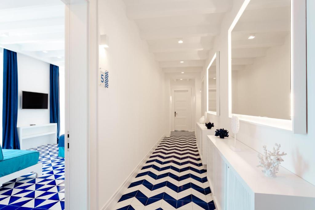 TV a/nebo společenská místnost v ubytování Maison Blu - Intimate GuestHouse