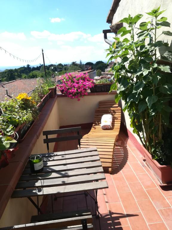 Balkón nebo terasa v ubytování Il Giglio B&B