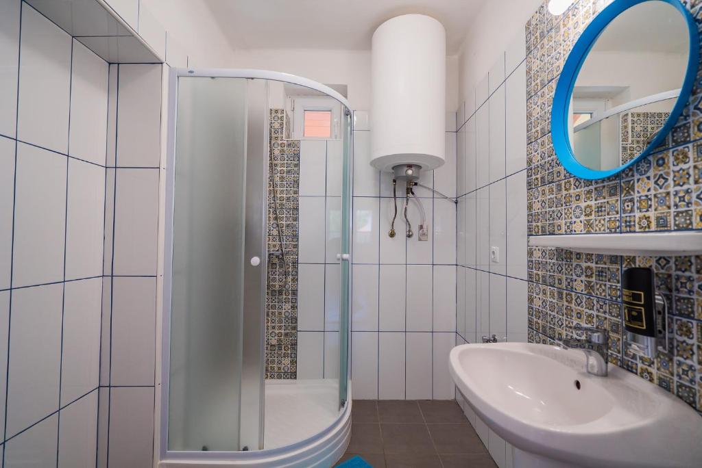 Kúpeľňa v ubytovaní Villa Magdolna