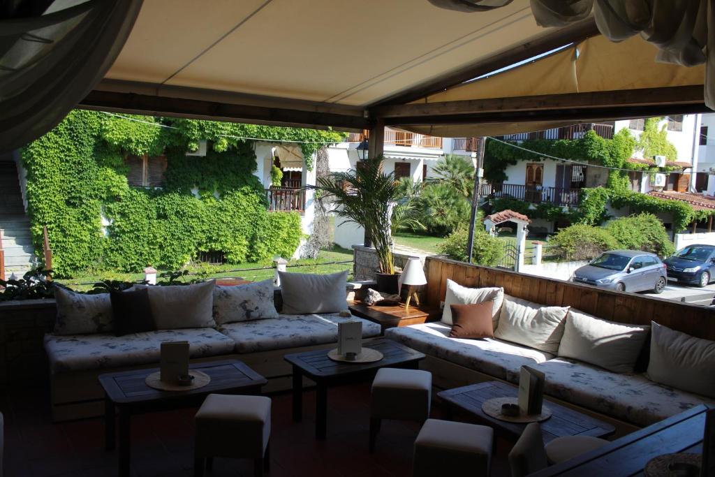 Istumisnurk majutusasutuses Hotel Magdalena