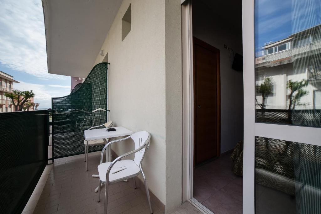 Balkón nebo terasa v ubytování Hotel Plaza
