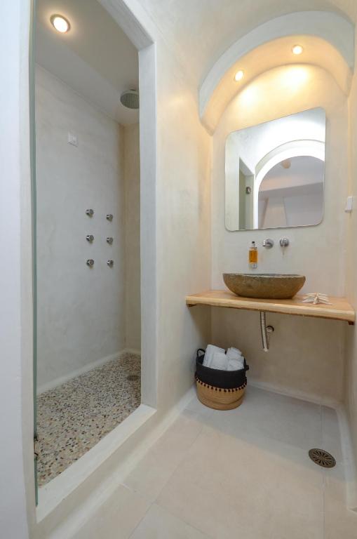 Kúpeľňa v ubytovaní Naxos Nature Suites