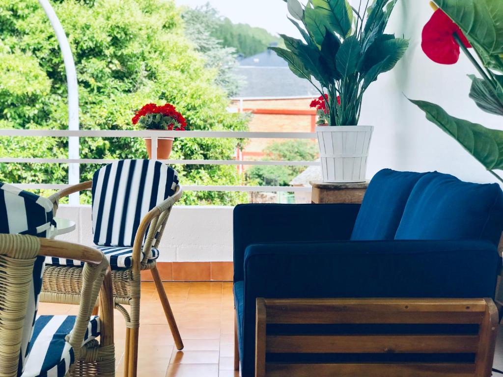 Balkón alebo terasa v ubytovaní Casa de la Playa